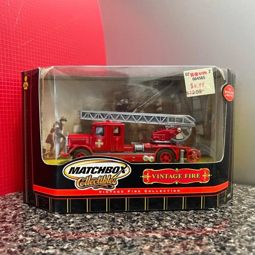 Matchbox Collectibles | Vintage Fire | 1932 Mercedes - Benz Ladder Truck